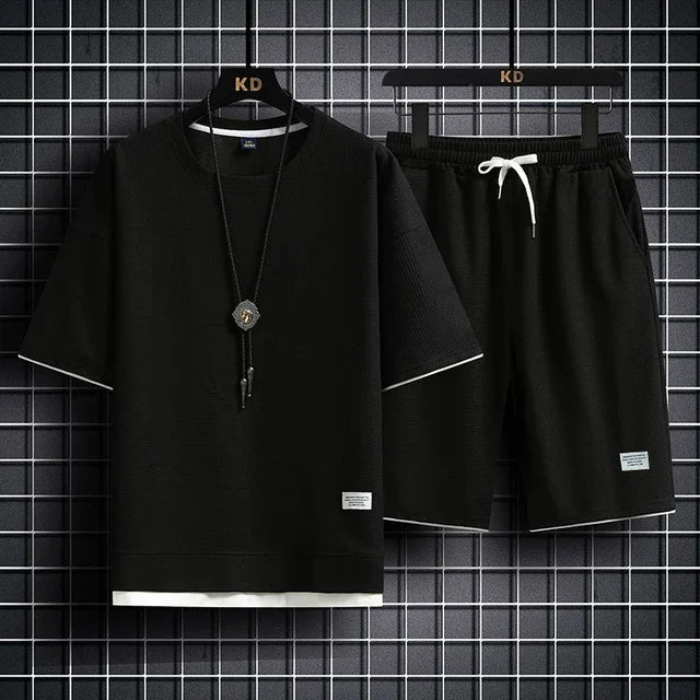 Men's Casual T - shirt + Shorts - Derslash