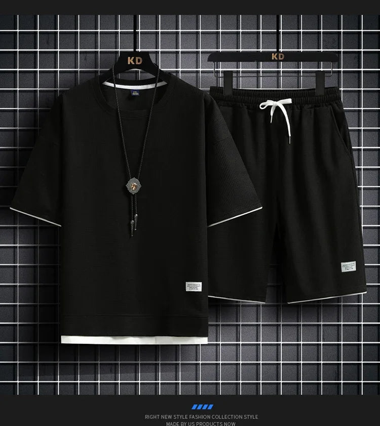 Men's Casual T - shirt + Shorts - Derslash