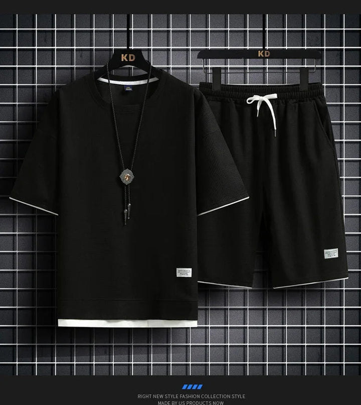 Men's Casual T - shirt + Shorts - Derslash