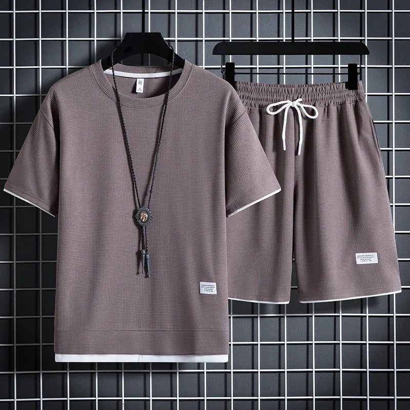 Men's Casual T - shirt + Shorts - Derslash