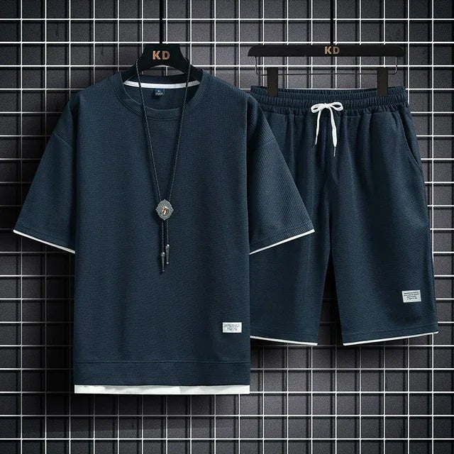 Men's Casual T - shirt + Shorts - Derslash
