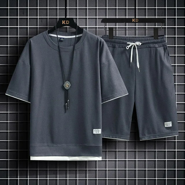 Men's Casual T - shirt + Shorts - Derslash