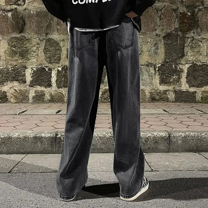 Men's New Fashion Solid Color Drape Jeans - Derslash