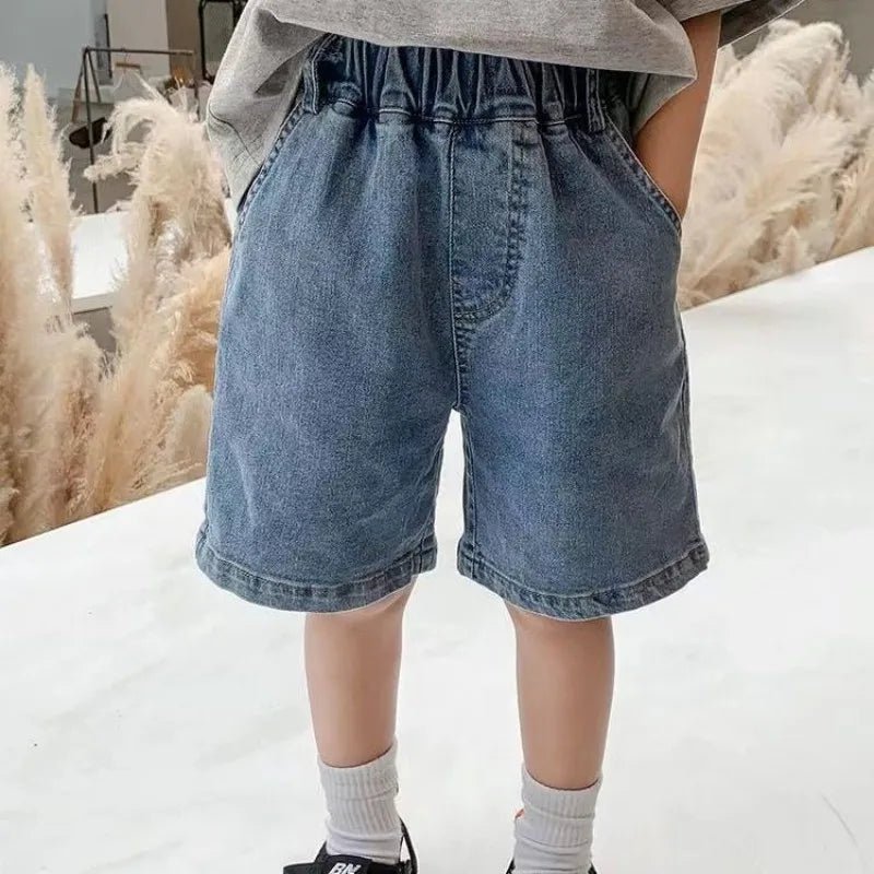 New Boys' Summer Shorts 2024: Loose Thin Jeans Capris - Derslash