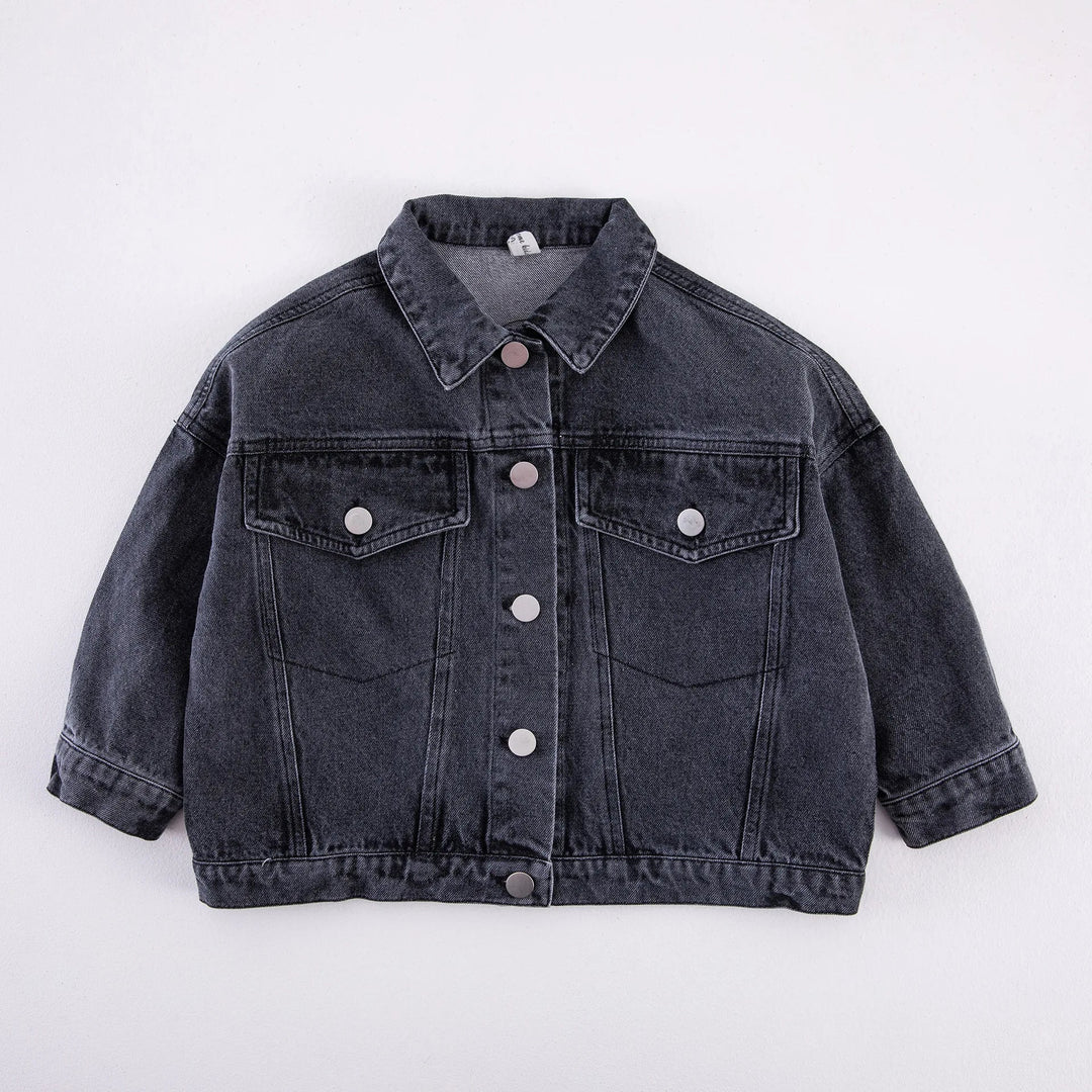 Spring Fall Boys and girls Casual All - match Denim Jackets - Derslash