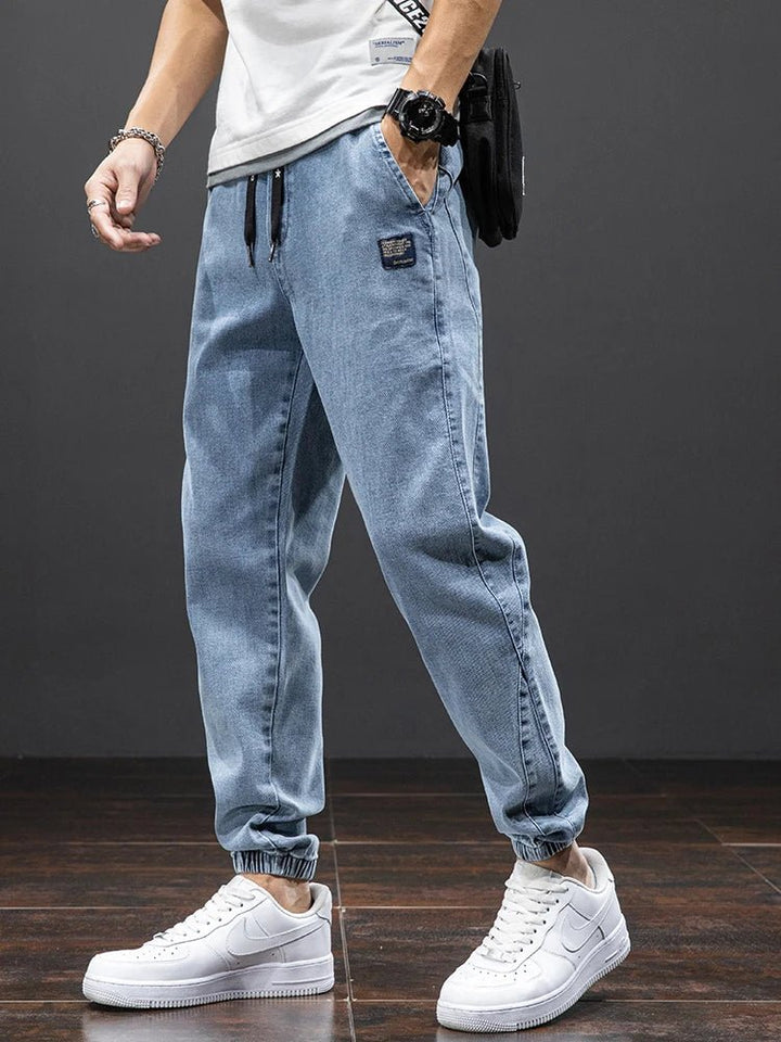 Spring Summer Black Blue Cargo Jeans - Derslash