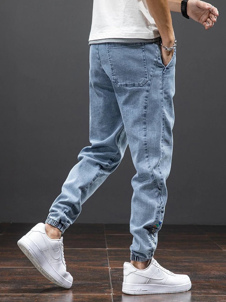 Spring Summer Black Blue Cargo Jeans - Derslash