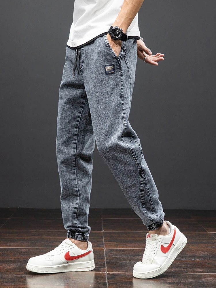 Spring Summer Black Blue Cargo Jeans - Derslash