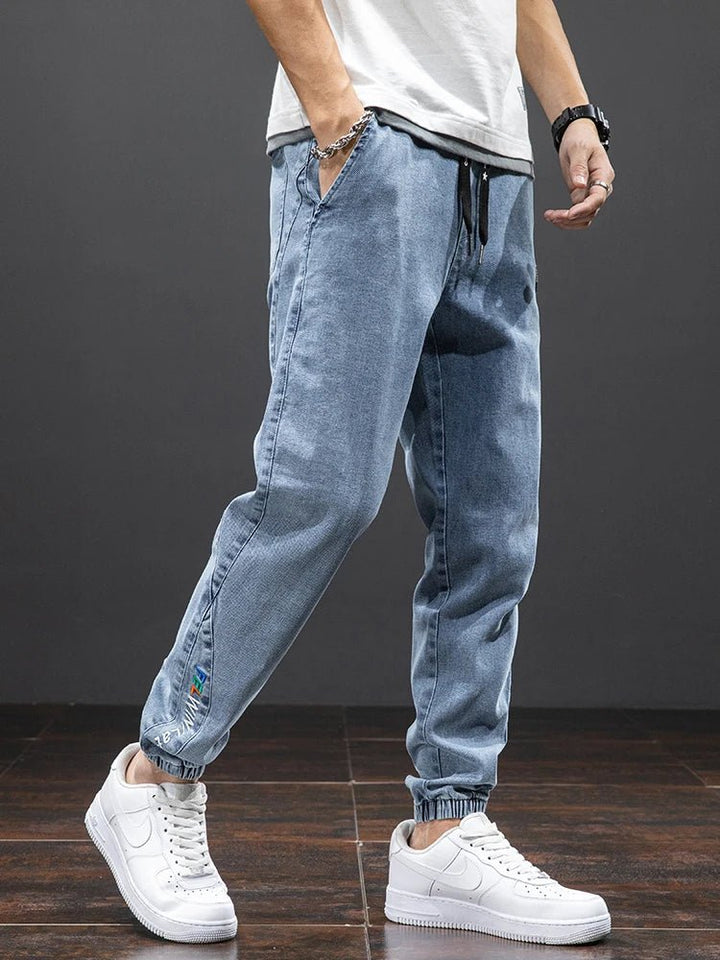 Spring Summer Black Blue Cargo Jeans - Derslash