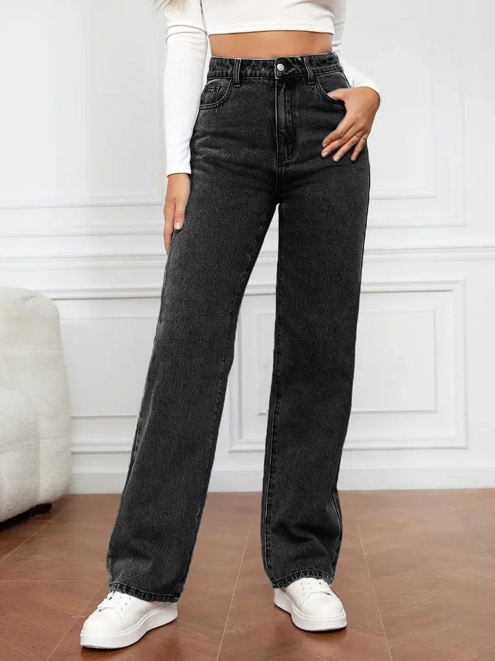 Straight Denim Pants - Derslash