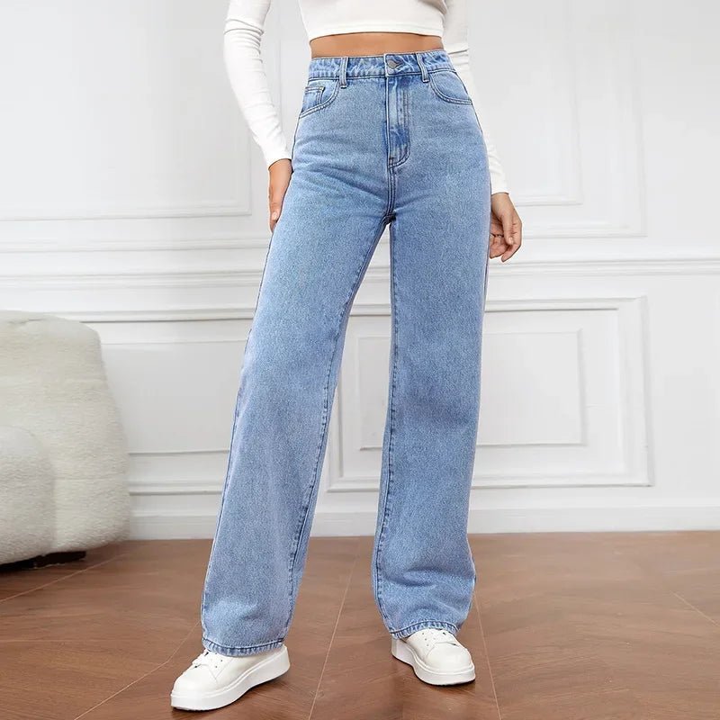 Straight Denim Pants - Derslash