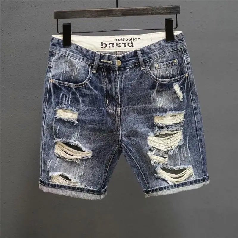 Vintage Korean Men's Denim Shorts - Derslash