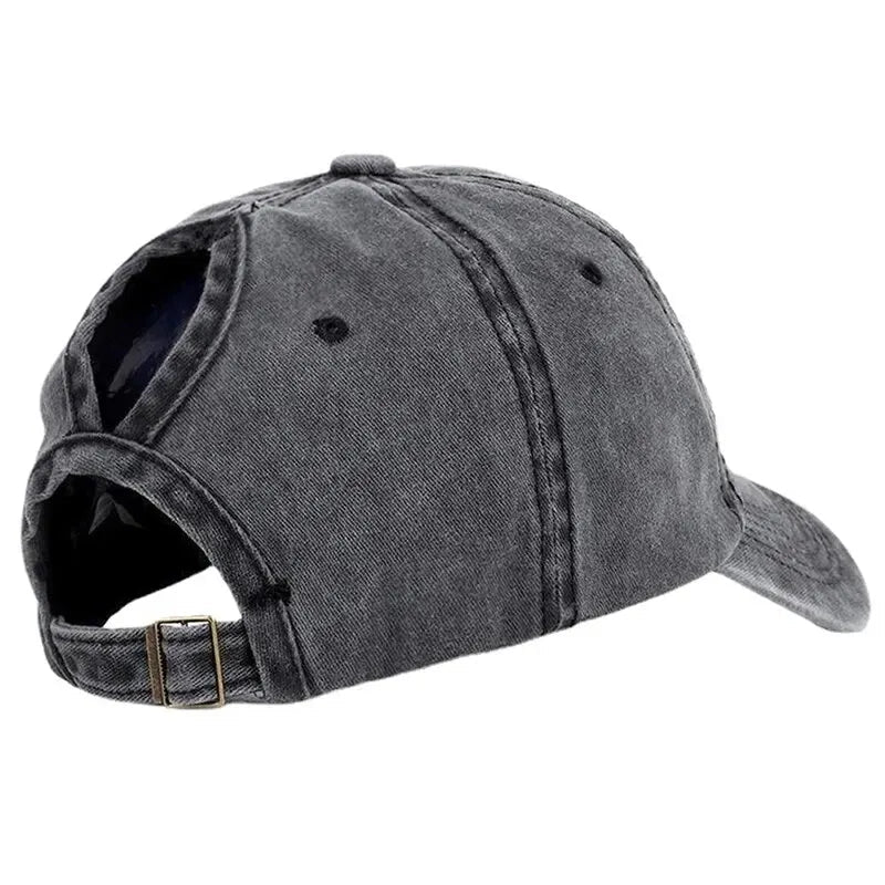 Vintage Ponytail Baseball Cap for Women - Derslash