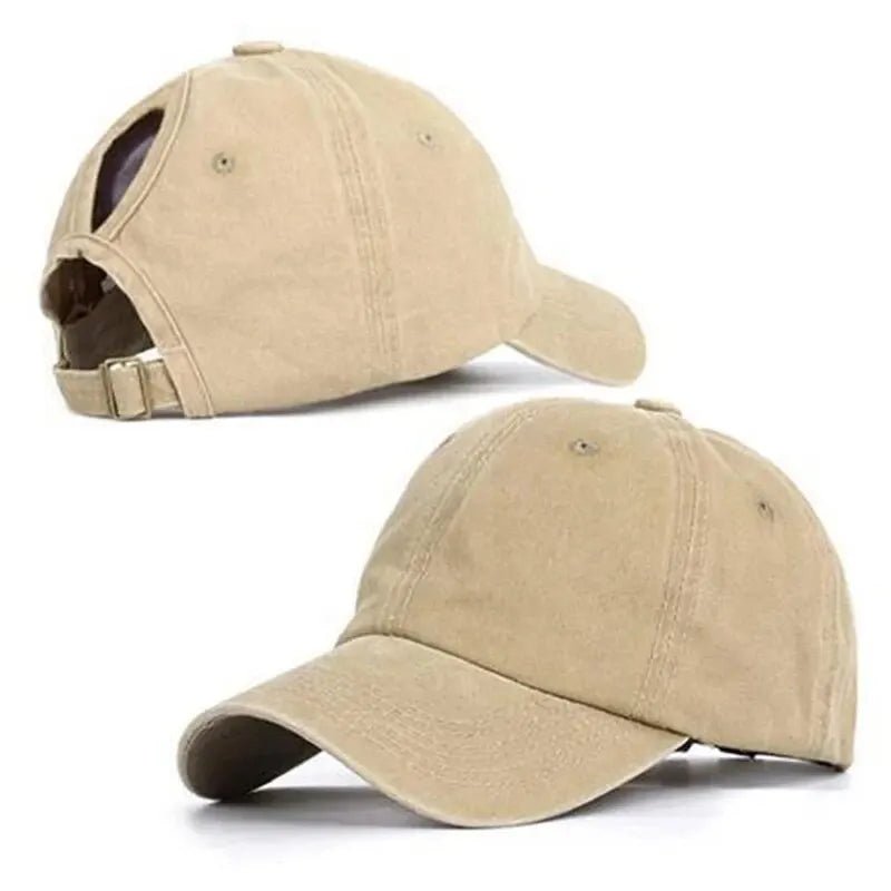 Vintage Ponytail Baseball Cap for Women - Derslash